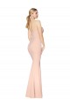 Sirène Col Haut Crêpe Stretch Longue Formelles Robes demoiselle d'honneur / Robes de soirée / Robes de bal en Gros
