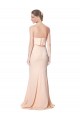 Sirène Sans bretelle Col Haut Crêpe Stretch Longue Formelles Robes demoiselle d'honneur / Robes de soirée / Robes de bal en Gros