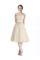 Trapèze Sans bretelle Tulle Courte Robes demoiselle d'honneur / Robes de cocktail en Gros
