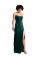 Vert foncé Fourreau Sans bretelle Velours Stretch Longue Formelles Robes demoiselle d'honneur / Robes de soirée / Robes de bal en Gros